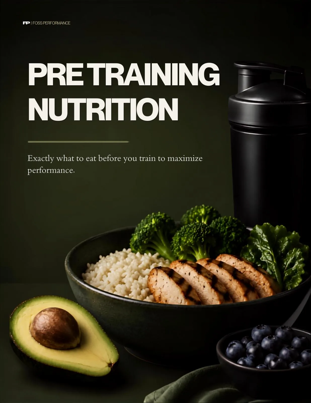 Pre-training nutrition guide cover